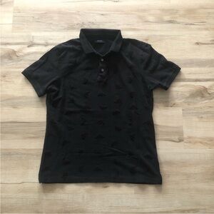 Armani Jeans Black Polo Shirt for Men